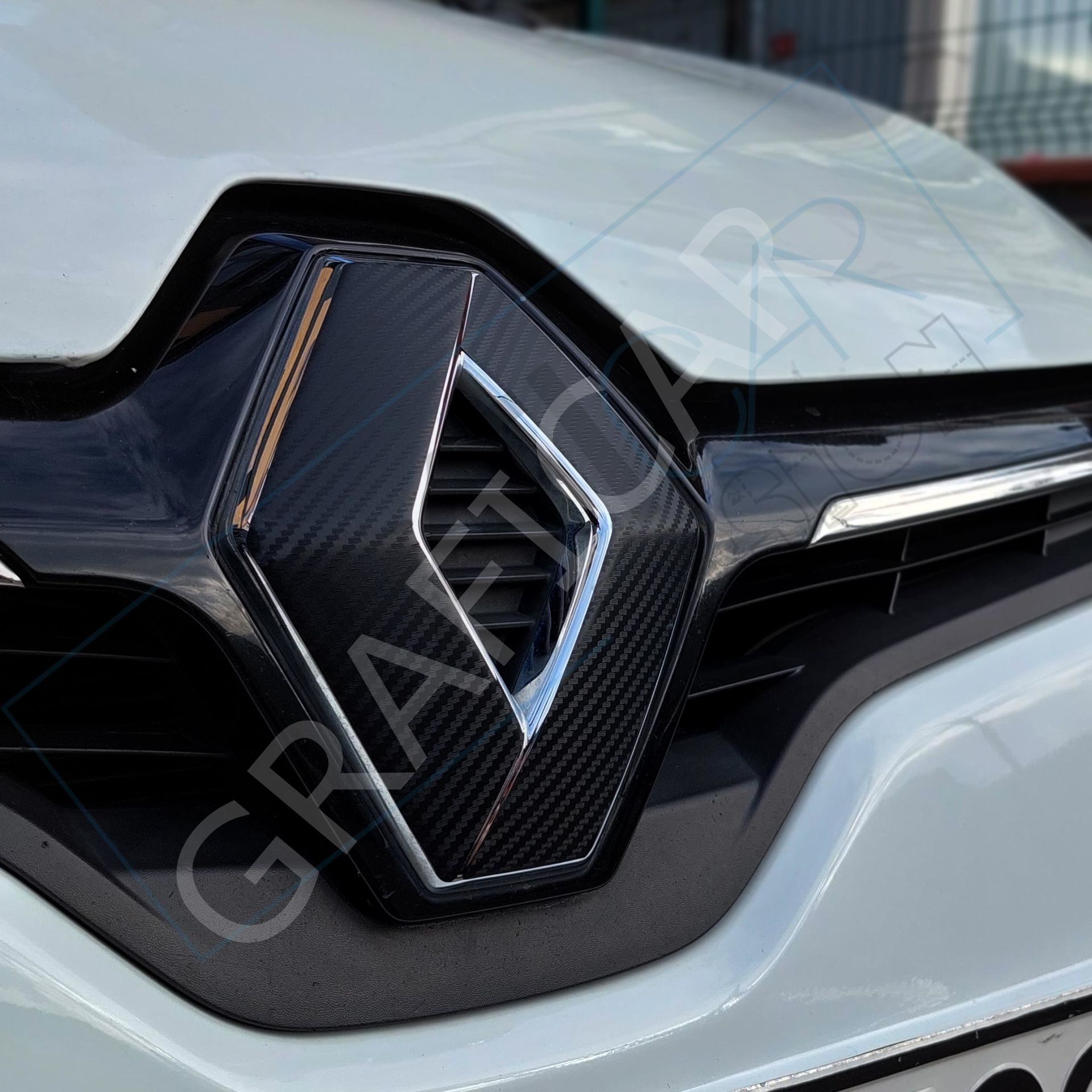 Renault Megane 3 Amblem Sticker Seti MAT TURKUAZ - 2013-2016/MAKYAJLI