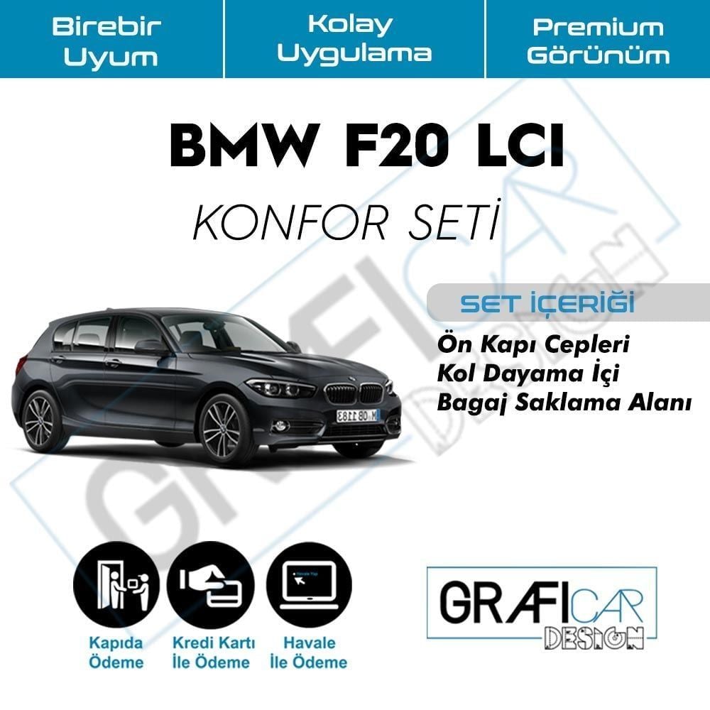 Bmw F20 Konfor Seti / 2011-2019 ÖN KAPI CEPLERİ İLE