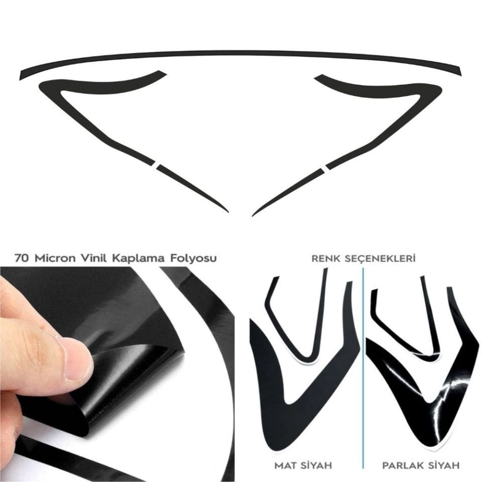 Seat Leon MK4 Stop Çerçeve Sticker