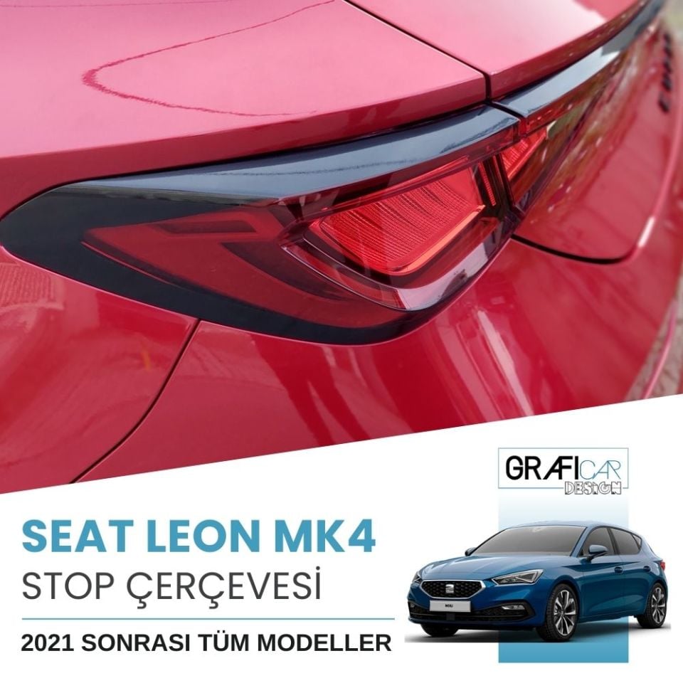 Seat Leon MK4 Stop Çerçeve Sticker