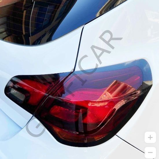 Opel Astra J Stop Çerçeve Sticker MAT SİYAH - HATCHBACK