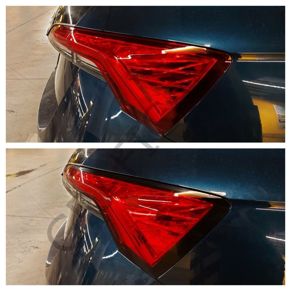 Skoda Scala Stop Çerçeve Sticker PARLAK SİYAH