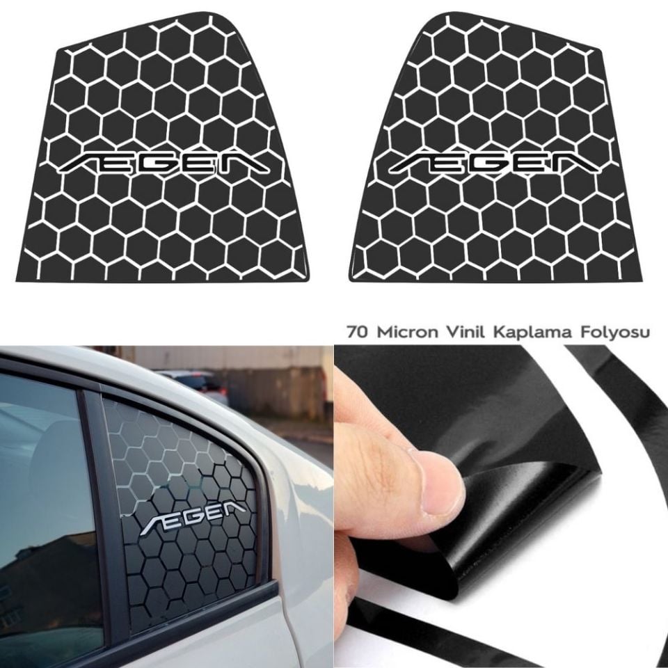 Fiat Egea Kelebek Cam Sticker