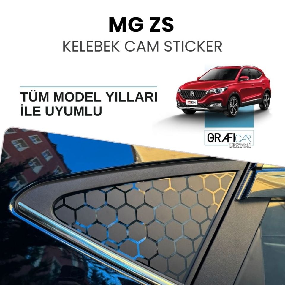 MG ZS Kelebek Cam Sticker