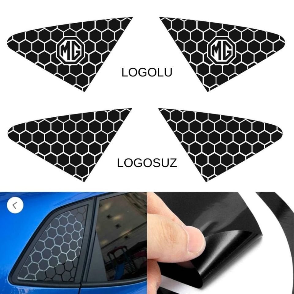 MG ZS Kelebek Cam Sticker