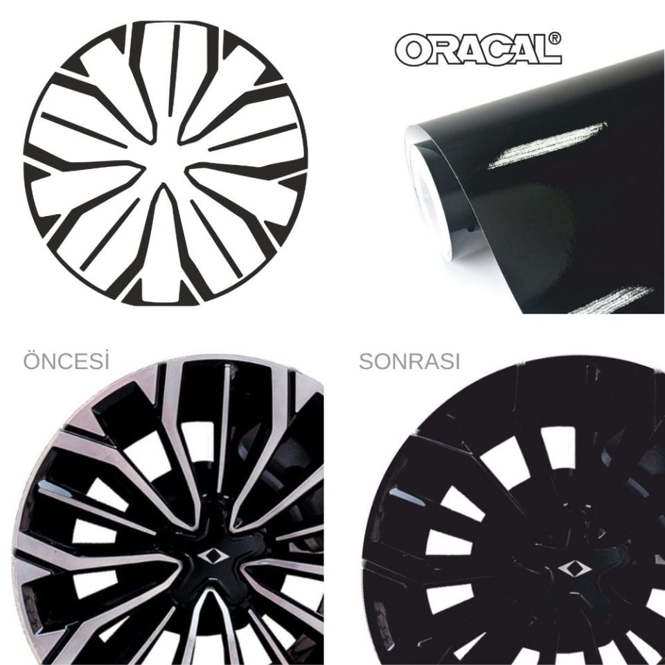 TOGG T10X Jant Kaplama Sticker Set