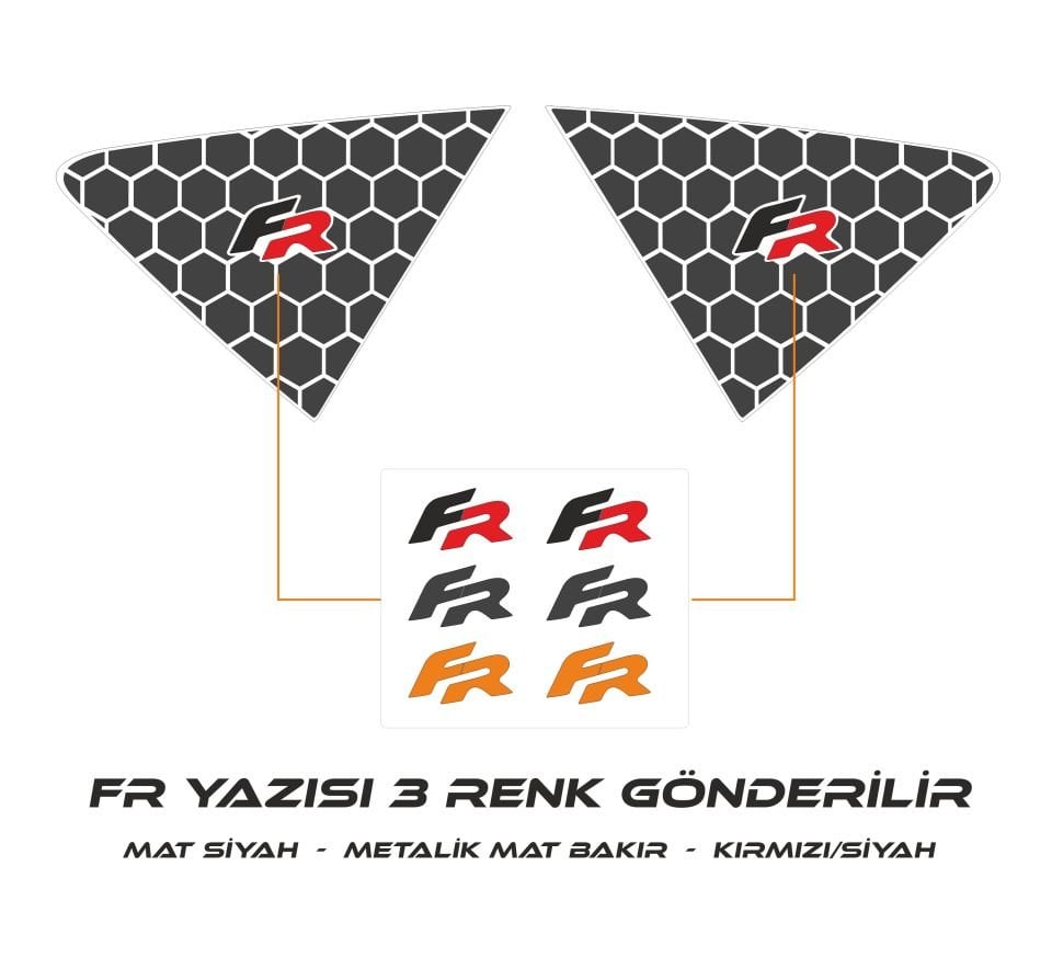 Seat Leon MK3/MK3,5 Kelebek Cam Sticker