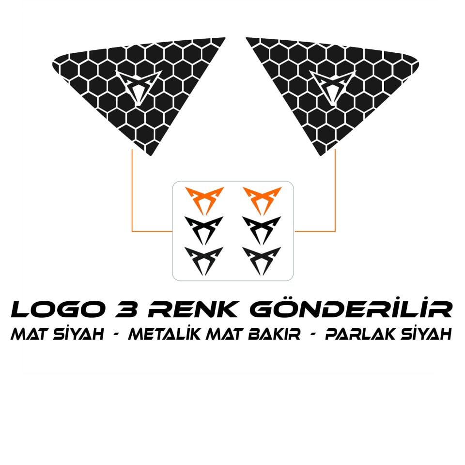 Seat Leon MK3/MK3,5 Kelebek Cam Sticker