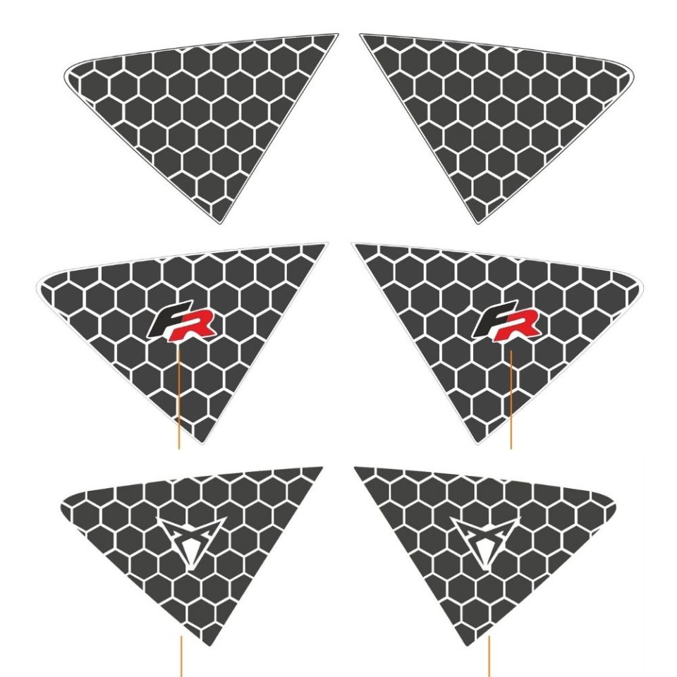 Seat Leon MK3/MK3,5 Kelebek Cam Sticker