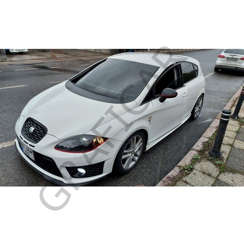 Seat Leon MK2 Far/Ayna Sticker PARLAK SİYAH