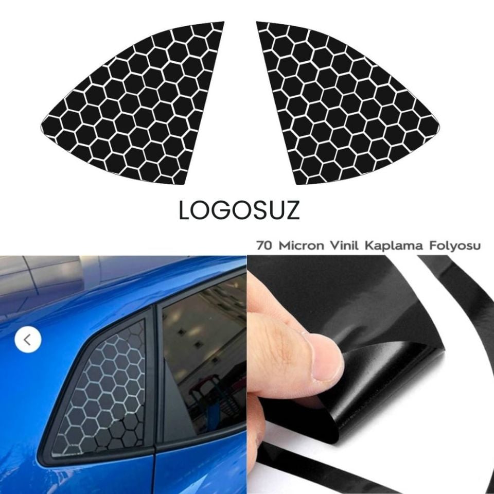 TOGG T10X Kelebek Cam Sticker LOGOSUZ/YAZISIZ