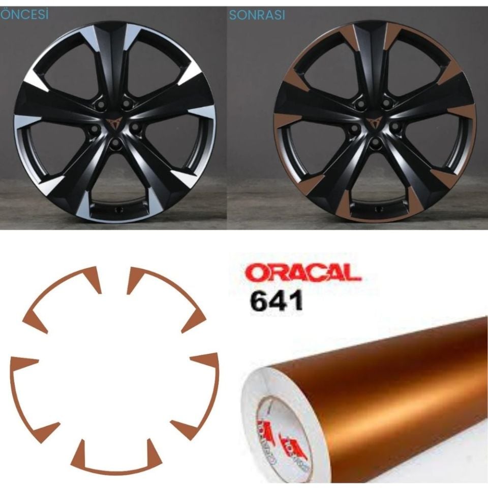 Cupra Ateca Jant Kaplama Sticker Set