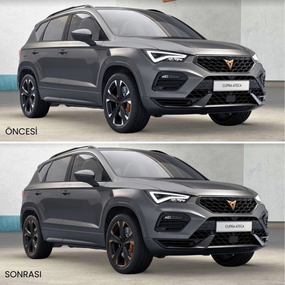 Cupra Ateca Jant Kaplama Sticker Set