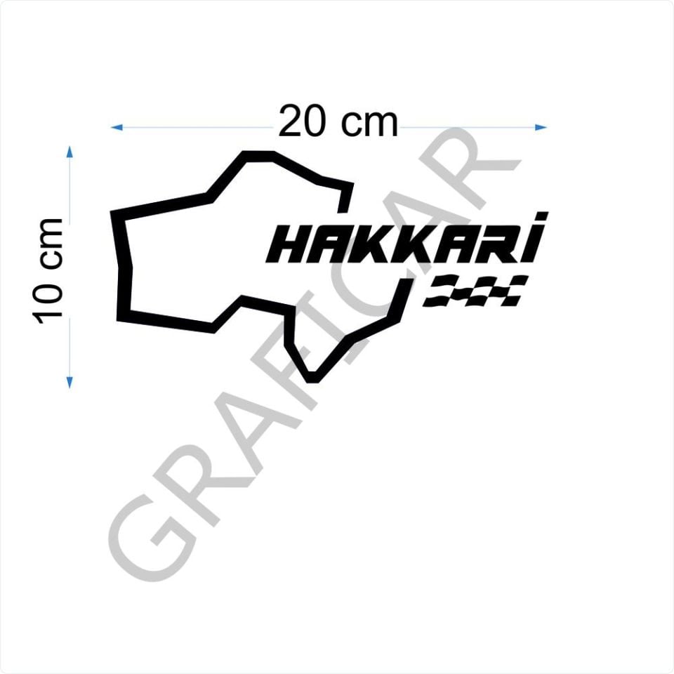 Harita Yarış Pisti Görünüm Sticker/Gümüşhane-Hakkari-Hatay-Isparta PARLAK BEYAZ - ISPARTA
