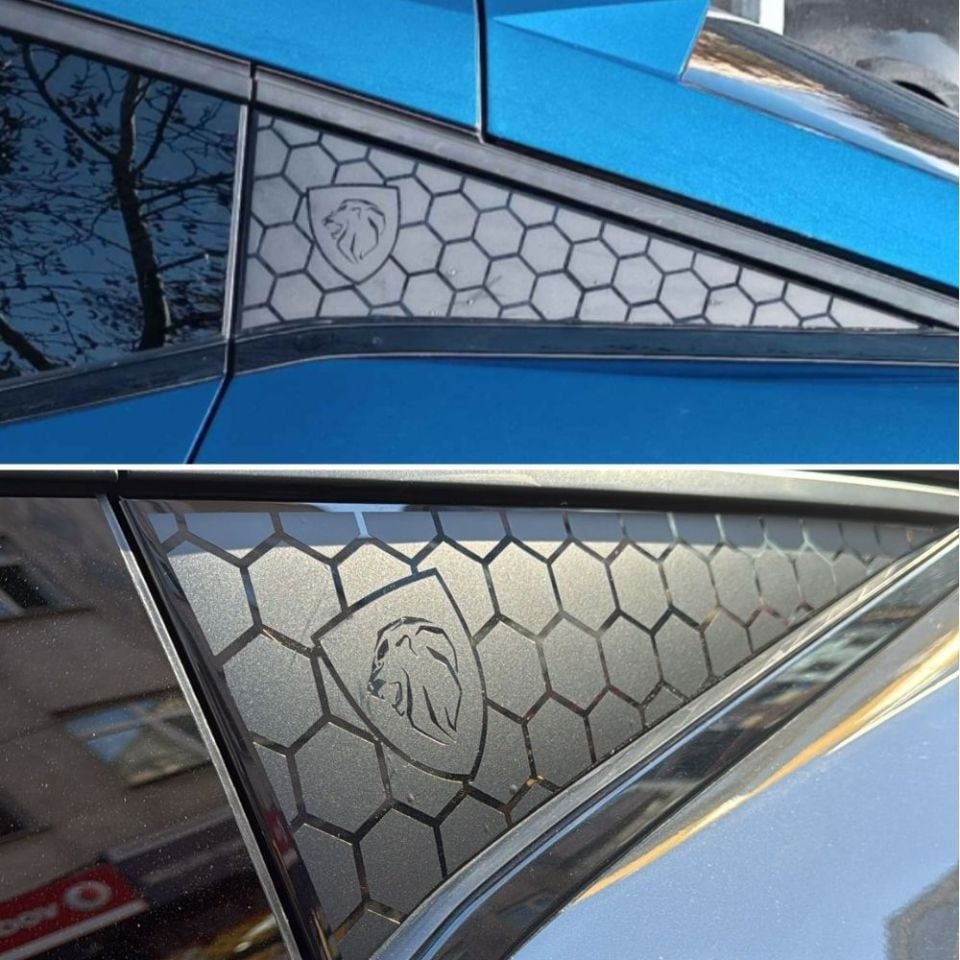 Peugeot 2008 Uyumlu Kelebek Cam Sticker