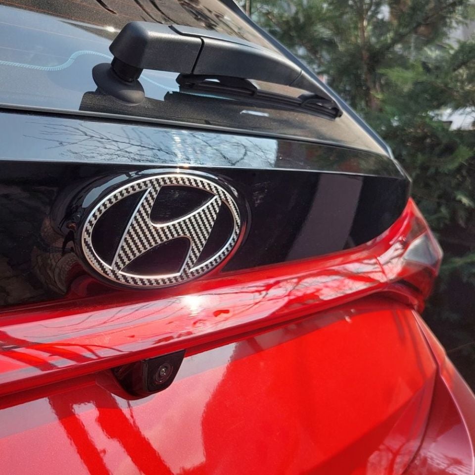 Hyundai i20 Amblem Sticker Set PARLAK SİYAH