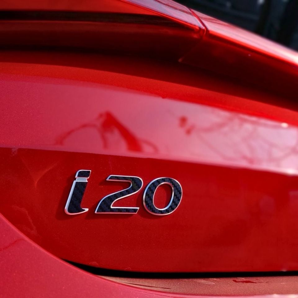 Hyundai i20 Amblem Sticker Set PARLAK SİYAH