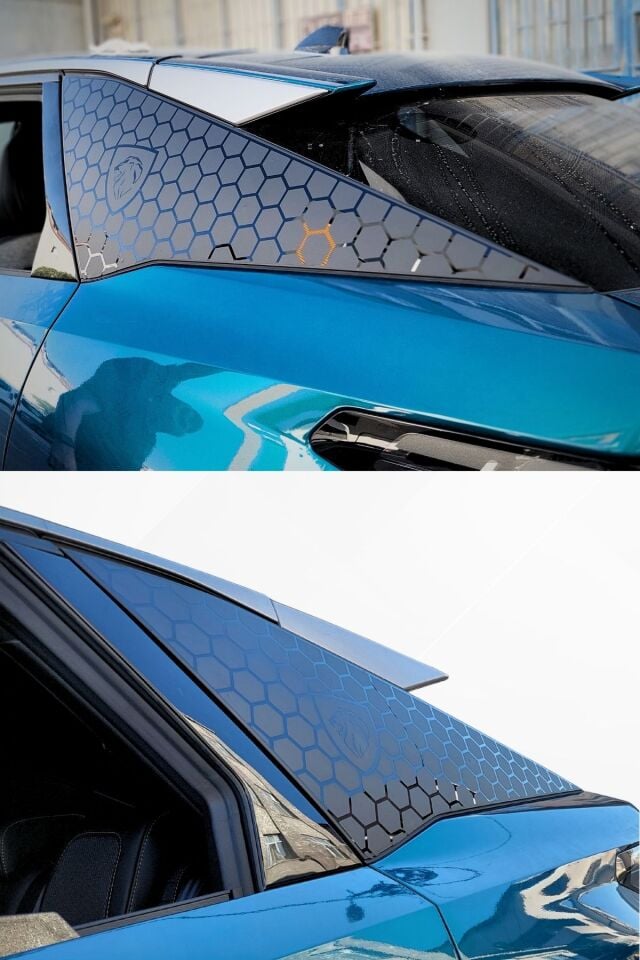 Peugeot 3008 III / P64 Uyumlu Kelebek Cam Sticker