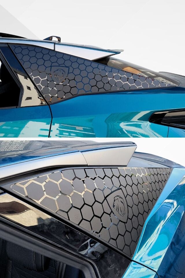 Peugeot 3008 III / P64 Uyumlu Kelebek Cam Sticker