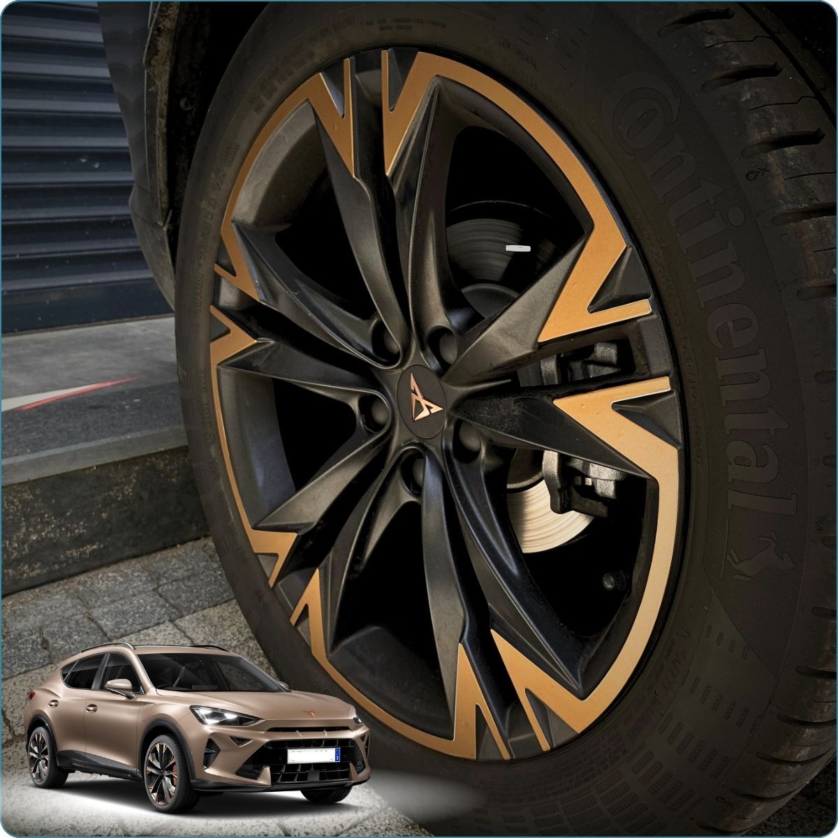 Cupra Formentor VZ Jant Kaplama Sticker Set - SONORA 18'' Uyumlu