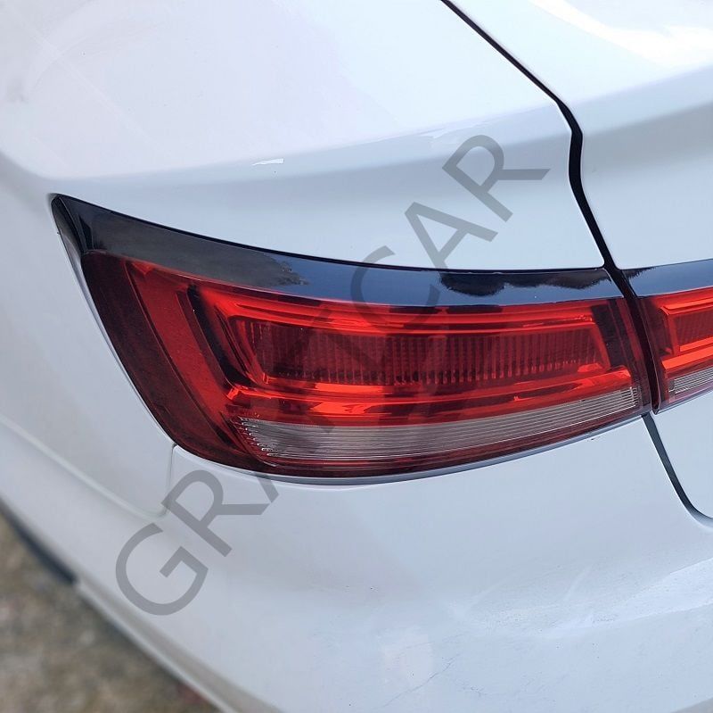 Audi A3/8V Sedan/Hatchback Stop Frame Sticker MATTE BLACK - SEDAN