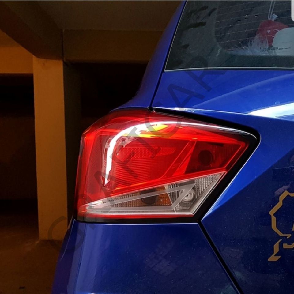 Seat Ibiza MK5 Stop Çerçeve Sticker MAT SİYAH