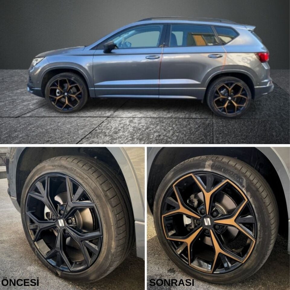 Seat Ateca Jant Kaplama Sticker Set - ALLOY 19''