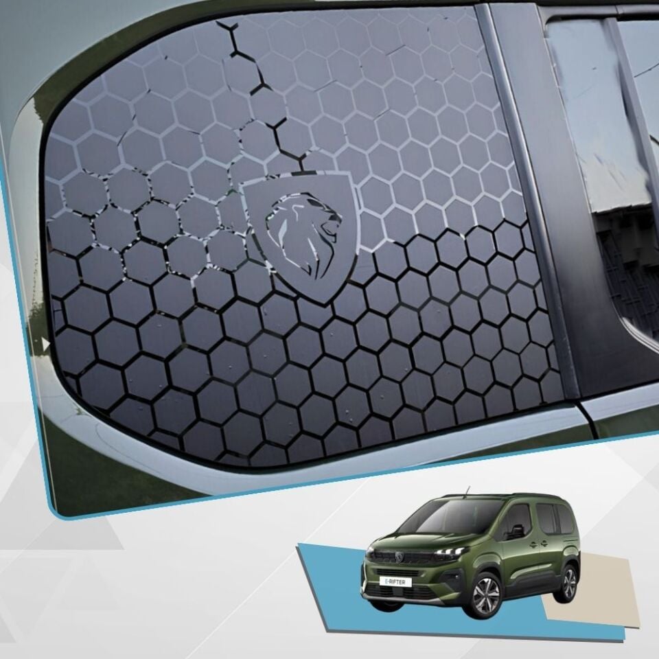 Peugeot Rifter Kelebek Cam Sticker