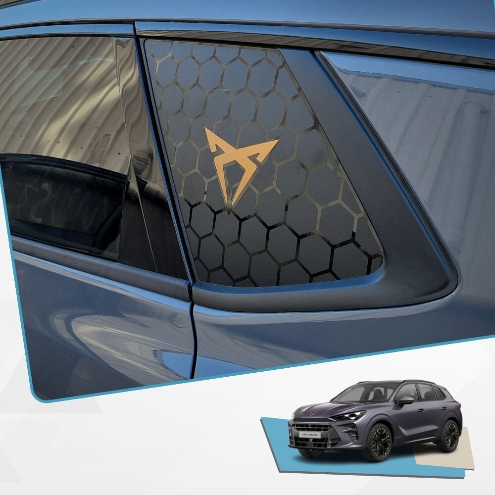 Cupra Terramar Uyumlu Kelebek Cam Sticker Set