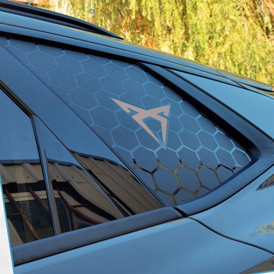 Cupra Terramar Uyumlu Kelebek Cam Sticker Set
