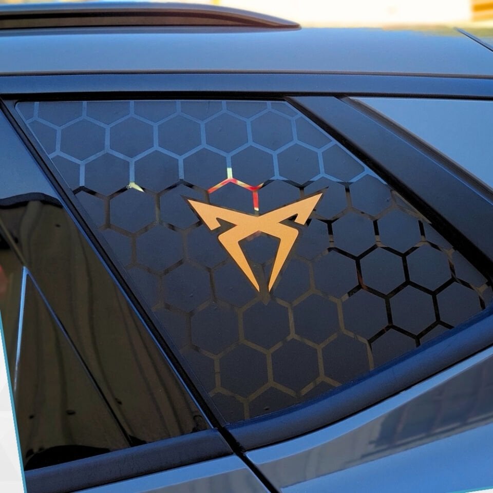 Cupra Terramar Uyumlu Kelebek Cam Sticker Set