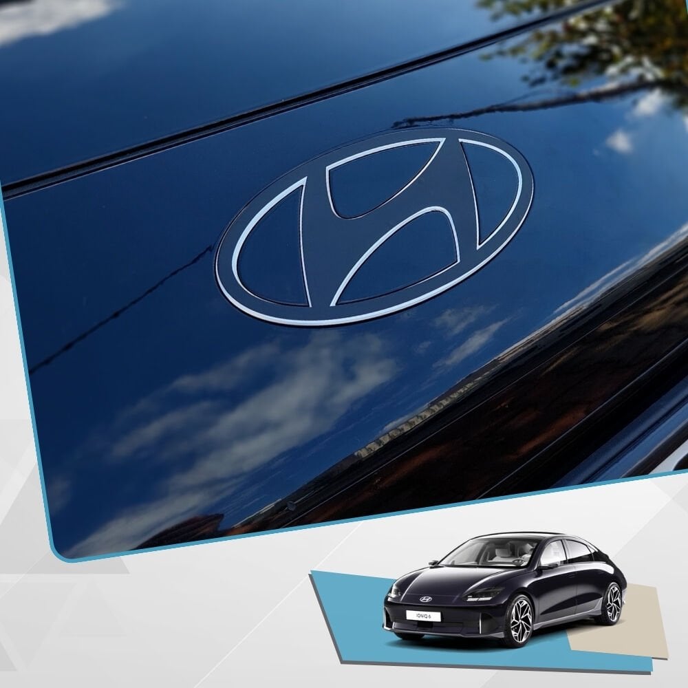 Hyundai İoniq 6 Amblem Sticker Set