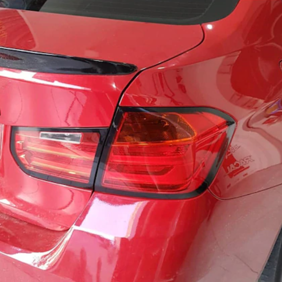 BMW F30 Stop Çerçeve Sticker MAT SİYAH - MAKYAJSIZ
