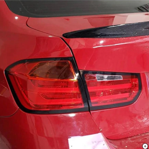 BMW F30 Stop Çerçeve Sticker MAT SİYAH - MAKYAJSIZ