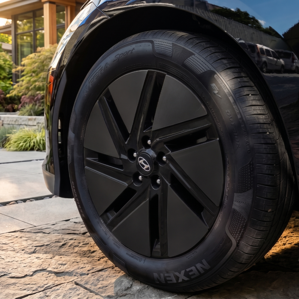 Hyundai İoniq 6 Jant Kaplama Sticker Set - 52910-KL110 - 18'' MAT SİYAH
